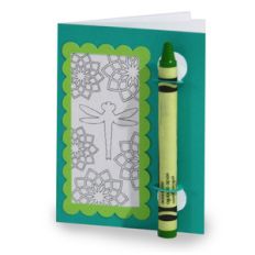 color and sketch book - dragonfly