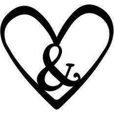 ampersand heart