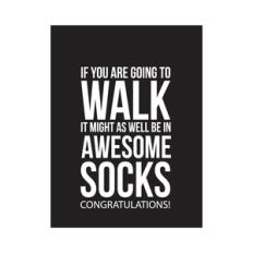 awesome socks tag/card