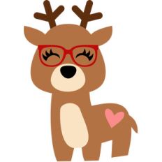 deer with glasses