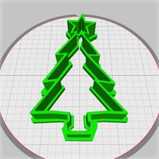 christmas tree dough cutter