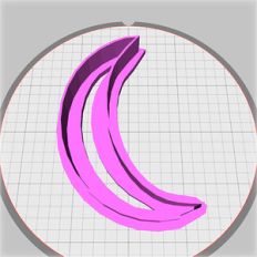 crescent moon dough cutter
