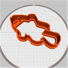 clownfish dough cutter