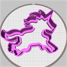 unicorn dough cutter