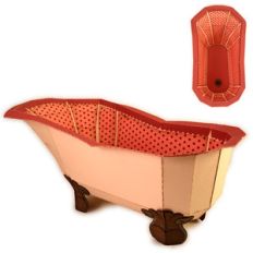 bath tub vintage 3d container