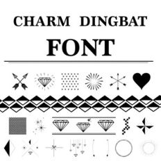 charm dingbat font
