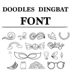 doodles dingbat font