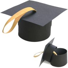 graduation ribbon box