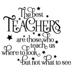 the best teachers quote