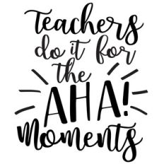 teachers aha moment