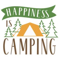 happiness is camping