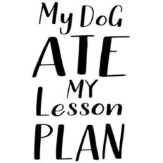my dog ate lesson plan