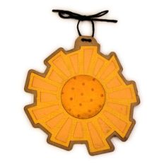 sun burst ornament