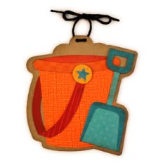 sand bucket and spade ornament
