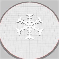snowflake embellishment