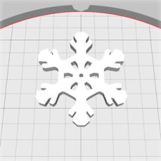 small snowflake embellishment