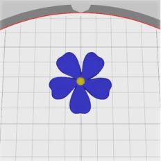 forget-me-not embellishment
