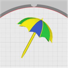 parasol embellishment