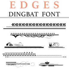 edges dingbat font
