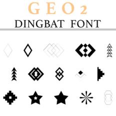 geo 2 dingbat font