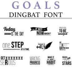 goals dingbat font