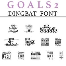 goals 2 dingbat font