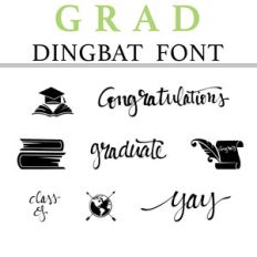 grad dingbat font