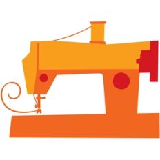 vintage sewing machine pattern