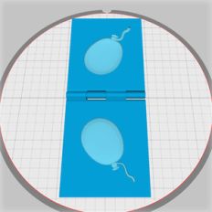 balloon embossing folder