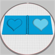 heart embossing folder