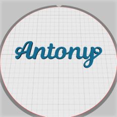 antony name pendant