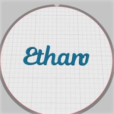 ethan name pendant