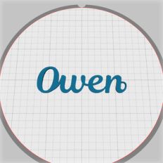 owen name pendant