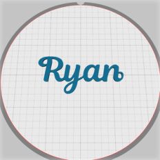 ryan name pendant