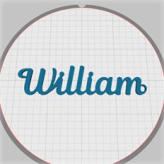 william name pendant