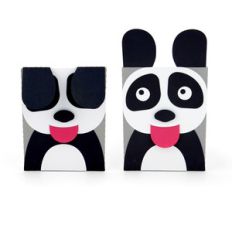 flip ears card panda