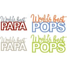 world's best papa phrase