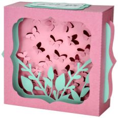 butterfly garden pop up gift card box