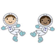 space kids, astronauts