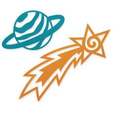 planet and a star