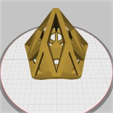 diamond geometric ornament