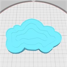 cloud box with 5mm gemstone channels