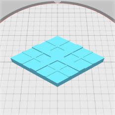 diamond box lid with Argyle Pattern