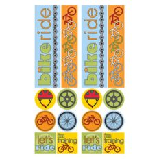 biking stickers