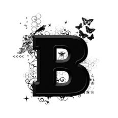 b monogram