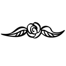 floral rose flourish