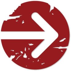 grunge arrow