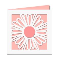 daisy cutout card