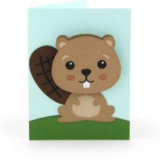 bobble head card beaver