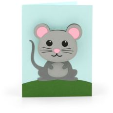 bobble head card mouse